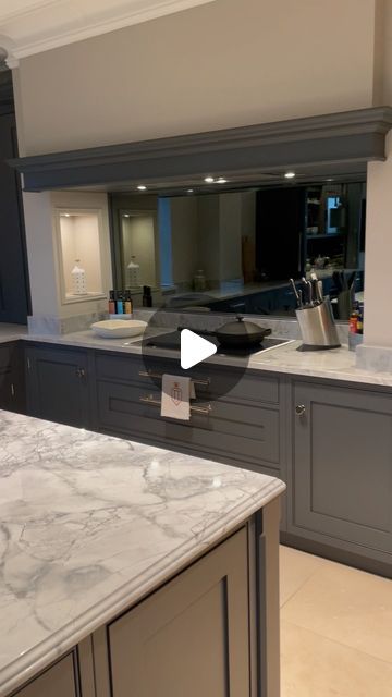 Thomas James Kitchens on Instagram: "Happy Friday! Here are some key design details of our popular Fir Tree Farm project👇 Cabinetry colour: TJB Forge Grey Cabinetry interior: Graphite Denver Oak Worktop: Bianca Eclipsia Quartzite Handles: @smythhardware Croxley Polished Nickel Splashback: Grey Antique Mirror Key Features: @gaggenauofficial Series 400 Ovens & Warming Drawer @shawsofdarwenuk Bradshaw sink @quookeruk Classic Fusion Tap @westinhoods Prime Edge Built-In Extractor Feeling inspired by this kitchen design? Make sure you save it to refer back to these details later 💙 #luxurykitchen #kitchendesign #luxurykitchendesigner" Grey Worktop Kitchen, Oak Worktop, Farm Projects, Feeling Inspired, Warming Drawer, Fir Tree, Tree Farm, Renovation Ideas, Key Design