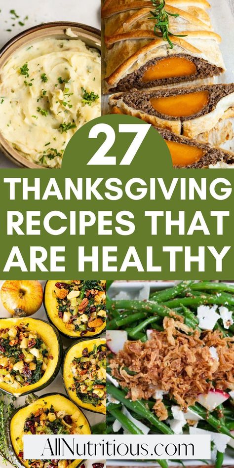 These healthy thanksgiving recipes are easy to make and so tasty for the whole family! Try these healthy thanksgiving meals to stay on track with your healthy eating during the holidays. Alternative Thanksgiving, Healthy Thanksgiving Dinner, Healthy Thanksgiving Recipes, Breakfast For A Crowd, Thanksgiving Dinner Recipes, Thanksgiving Recipe, Healthy Holiday Recipes, Healthy Thanksgiving, Holiday Meals