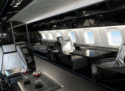 You've probably never been in a plane like this before. Here are 20 private plan interiors nicer than your house. Private Jet Aesthetic, Jet Aesthetic, Private Plane Interior, Jets Privés De Luxe, Airplane Interior, Private Jet Interior, Jet Privé, Luxury Helicopter, Luxury Jets