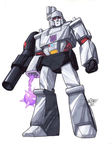 Megatron II by Scott Dalrymple Megatron Drawing, Idw Megatron Art, Transformers Tattoo, Megatron G1 Art, Transformers Mtmte Megatron, Earthspark Megatron, Scott Dalrymple Transformers, Megatron G1, G1 Megatron