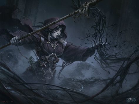 ArtStation - Necromancer , Bogdan Marica Evelynn League Of Legends, Heroic Fantasy, 다크 판타지, High Fantasy, Arte Fantasy, Fantasy Rpg, Fantasy Inspiration, Desktop Wallpapers, Medieval Fantasy