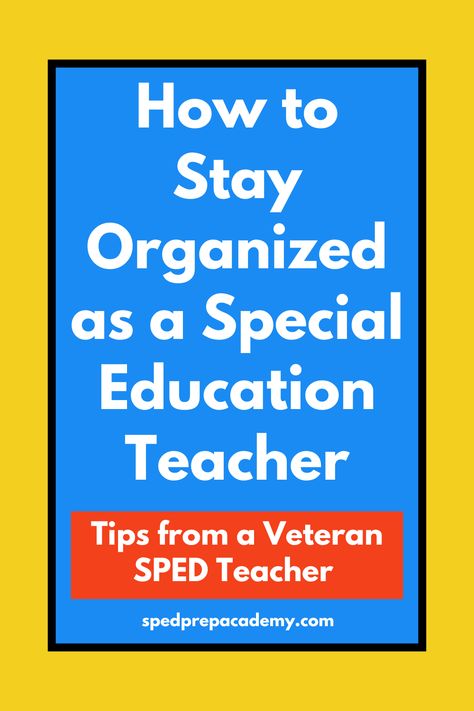 As a special education teacher, it can be difficult to get and stay organized and being unorganized can leave even the most dedicated teacher feeling overwhelmed and underprepared. But having the right tools and strategies to stay organized is a must have. Learn how I finally created a system to stay organized in special education so you can streamline communication, manage and priortize tasks in special education, and create a simple system for data collection and progress monitoring. Parent Communication Log, How To Stay Organized, Effective Teaching Strategies, Individual Education Plan, Communication Log, Iep Meetings, Education Tips, Testing Strategies, Progress Monitoring