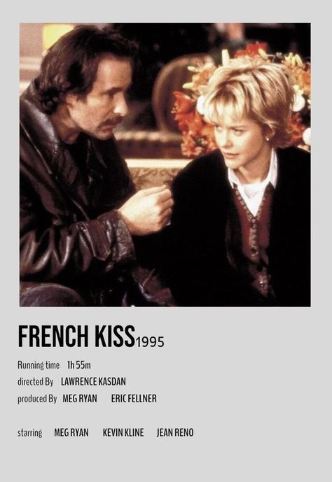 French Kiss French Kiss Movie, Kevin Kline, French Romance, Jean Reno, Iconic Movie Posters, Movie To Watch List, French Movies, Girly Movies, Tv Sets