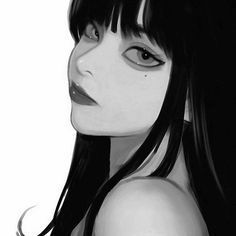 Fem Pfp, Wallpaper Doodle, Wallpaper Patterns, Digital Art Anime, Black Aesthetic Wallpaper, Profile Pics, Cute Art Styles, Creepy Cute, Dark Anime