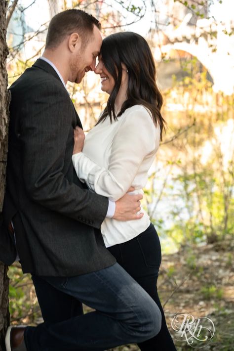 Saint Anthony Main Engagement Photos : Aly and Andy | Minnesota Wedding Photographer - RKH Images Arch Bridge, Stone Arch, Saint Anthony, Spring Engagement, Minnesota Wedding, Minneapolis Minnesota, Engagement Photography, Minneapolis, Engagement Photos