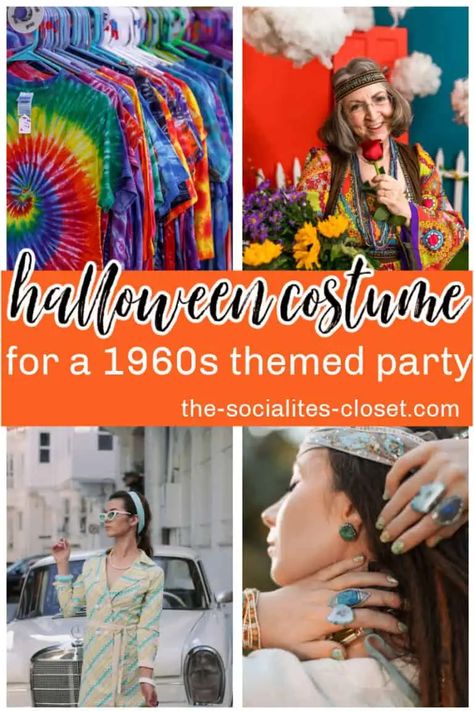 60s Costume Ideas, 60s Party Themes, 60’s Outfits, Cute Halloween Food, Decades Costumes, 60s Costume, Pregnancy Costumes, Pregnant Halloween Costumes, Pregnant Halloween