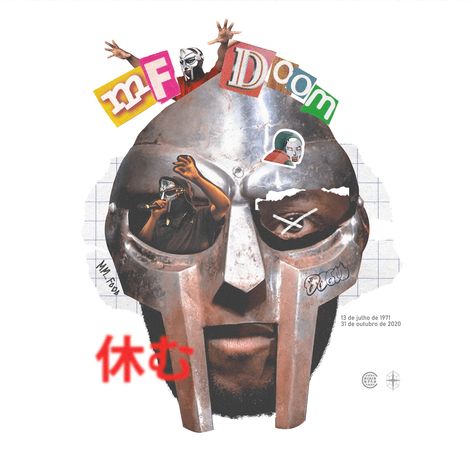 MF DOOM | Collage by @jhoworiginal :: Behance Mf Doom, Afrocentric Art, Hip Hop Art, Musical Art, Scary Art, Vintage Poster Art, Art Style Inspiration, Animated Icons, Room Posters