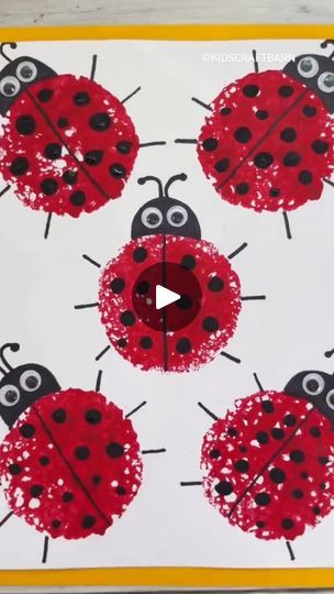 55K views · 527 reactions | Sponge painted ladybugs 🐞 Fun one to try on summer break! #artsandcrafts #craftsforkids | Kids Craft Barn | Global Genius · Reel Happy Ladybug Activities For Preschool, Diy Kid Activities, Insect Activities, Insect Crafts, Sponge Painting, Baby Food Jars, Walk In The Park, Summer Break, Preschool Kids