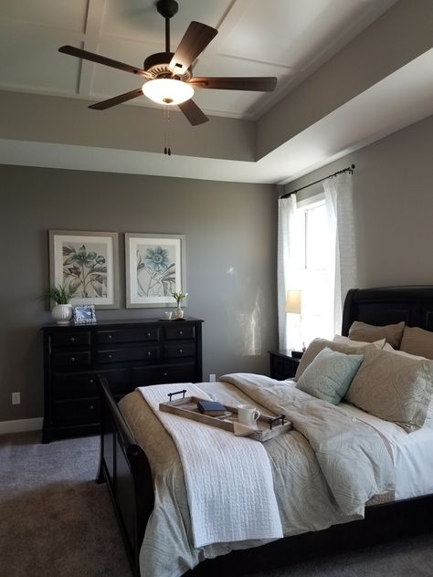 Master bedroom Bedroom Tray Ceiling, Trey Ceiling, Ceiling Ideas, Tray Ceiling, Idea Board, Ceiling Design, Recessed Lighting, Interior And Exterior, Roof