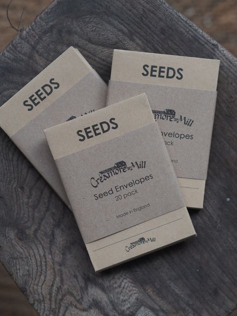 Seed Envelopes - Manilla (Pack of 20) | Bramble & Wild - Florist In Frome Seed Saving Envelopes, Saving Envelopes, Seed Envelopes, Seed Catalogs, Seed Saving, Bramble, Florist, Seeds, Envelope