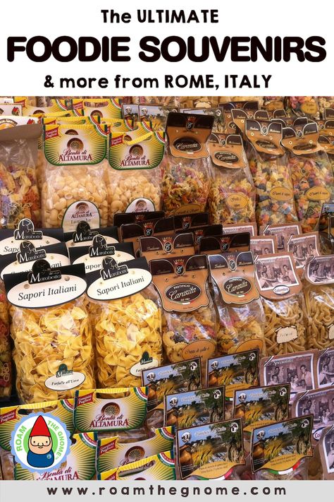 Rome Souvenirs, Best Pizza In Rome, Italy Souvenirs, Rome Shopping, Italian Souvenirs, Italian Snacks, Rome Guide, Rome Outfits, Rome Vacation