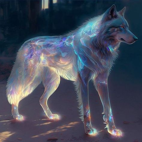 Wolf Art Fantasy, Magical Wolf, Robot Animal, Wolf Images, Wolves And Women, Mystical Animals, Fantasy Wolf, Really Cool Drawings, Spirit Animal Art