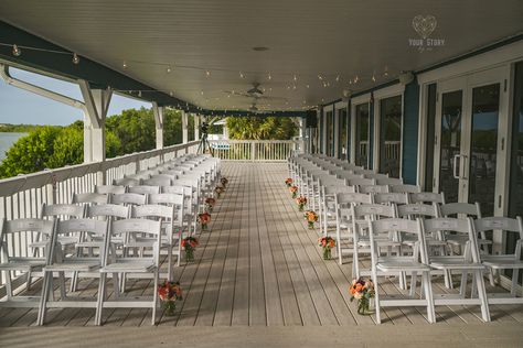 Rain set up ceremony & bistro lights Tampa Bay Watch Wedding, Bay Watch, Food Catering, Bistro Lights, Local Wedding, Tampa Florida, Wedding Watch, Wedding Board, Wedding Coordinator