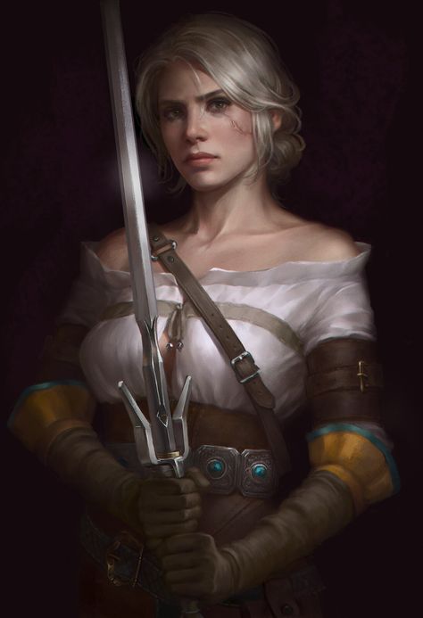 Witcher 3 Art, The Witcher 1, Ciri Witcher, Witcher Wallpaper, The Witcher Books, Witcher Art, Fantasy Book Series, Yennefer Of Vengerberg, Wild Hunt