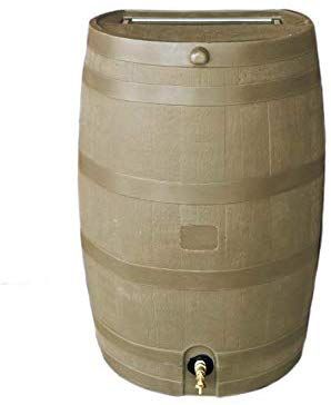 RTS Home Accents 50-Gallon Rain Water Collection Barrel with Brass Spigot, Tan: Amazon.ca: Patio, Lawn & Garden Barrel Texture, Rain Barrel Stand, Water Shortage, Aluminum Screen, Water Collection, Wood Grain Texture, Rain Barrel, Rain Water Collection, Water Usage