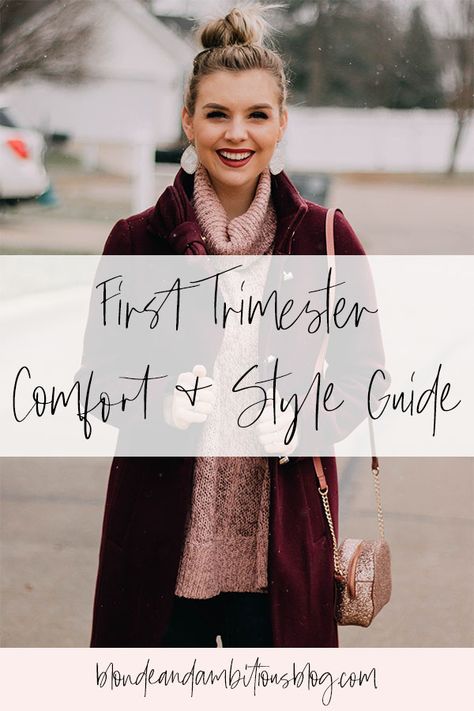 Cute Outfits When Pregnant, Comfy First Trimester Outfits, Hide The Bump Outfits First Trimester, Fall First Trimester Outfits, 10 Weeks Pregnant Outfit, First Trimester Clothes, Early Second Trimester Outfits, 1st Trimester Outfits Winter, First Trimester Outfits Fall