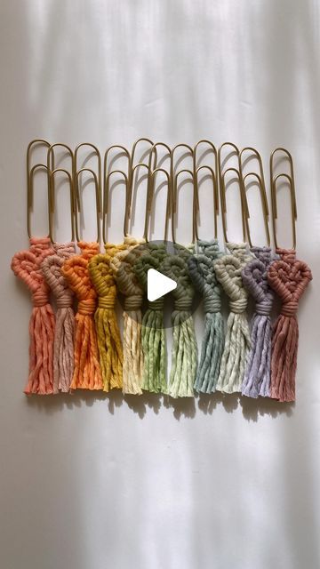 Megan Raleigh on Instagram: "Macrame Heart Bookmark 💛  ✨Etsy Finds  #macrametutorial #macrametutorials #howto #macrame #megsmodernmacrame #shopmegsmodernmacrame #macrameshop #handmadecommunity #macramemakers #macramegift #macramebraid #braids #braidtutorial #howtomacrame #gatheringknot #beginnerknot #beginnermacrame #beginnerartist #macramemovement #fiberart #ornamentdiy #macrameornament #macramekeychain #macramecharm #fiberart #macramechristmas #relaxingtutorial #shophandmade #macramediy #macrameinstructions #macramestepbystep" Macrame Bookmarks, Macrame Bookmark, Macrame Gifts, Macrame Heart, Heart Bookmark, Handmade Market, Braid Tutorial, Macrame Ideas, Macrame Tutorial