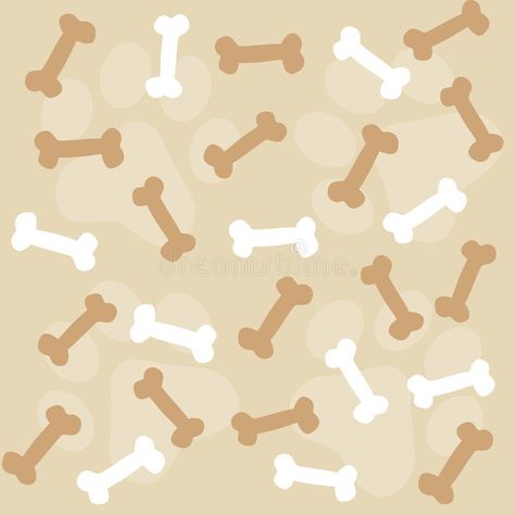 Dog Bone Wallpaper, Bone Background, Paw Print Background, Dog Background, Pet Treat, Watercolor Kit, Print Background, Animal Bones, Dog Bones