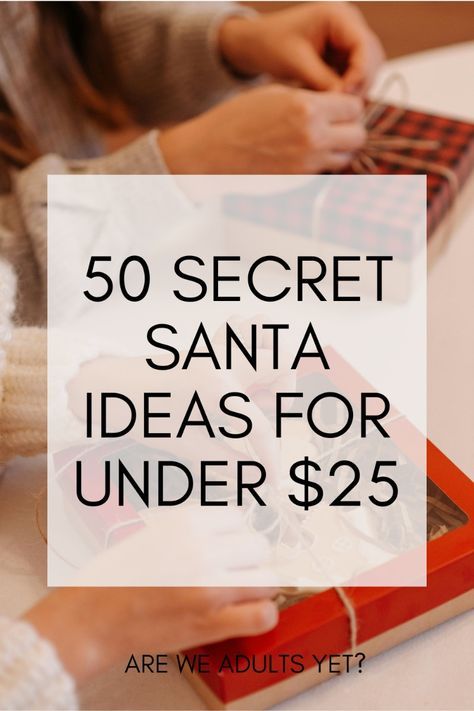 Secret Snowflake Gift Ideas, Cute Secret Santa Gifts For Coworkers, Themes For Secret Santa Gifts, Gift Basket Ideas For Secret Santa, Great Secret Santa Gift Ideas, Christmas Gift Ideas For Secret Santa, Christmas Gifts For Secret Santa, Good Secret Santa Gifts Ideas, Gifts Under 25 Secret Santa