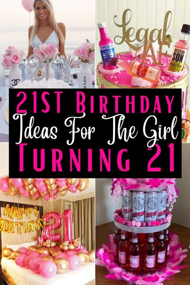 She'll be excited by all of these fun things to do on her 21st birthday party for girls turning 21! These 21st birthday checklist ideas are a must try, as they make the perfect 21st birthday decoration ideas for guys, fun 21st birthday game ideas, and nice 21st birthday food and drinks ideas. From trendy 21st birthday themes ideas, to fun 21st birthday outdoor decorations ideas, to the most wanted 21st birthday gifts ideas, your celebrant (daughter, son, best friend) will love to try them out! Creative 21st Birthday Gifts, 21th Birthday Ideas, Daughter 21st Birthday Ideas, 21 Gifts For 21st Birthday Girl, Fun 21st Birthday Ideas, Ideas For 21st Birthday Girl, 21st Birthday Baskets For Her, 21 Birthday Present Ideas, 21 St Birthday Party Ideas Decoration