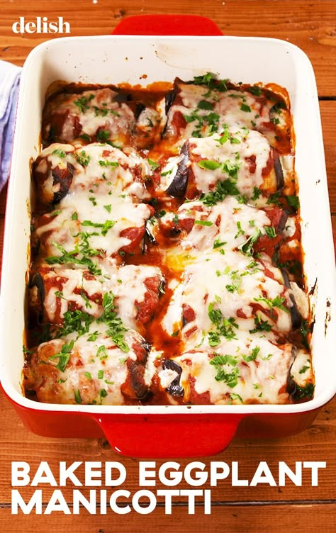 Low Carb Manicotti, Eggplant Manicotti, Meal Planning Recipes, Manicotti Recipe, Egg Plant, Baked Pasta, Keto Diet Benefits, Baked Eggplant, Meatless Dinner