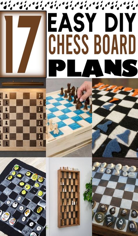 DIY Chess Board Plans 1 Diy Chess Board, Vertical Chess Board, Resin Boards, Video Tutorials, Chess Board, Chess, Epoxy Resin, Super Easy