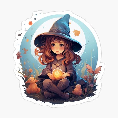 The cute little witch is now available on stickers, t-shirts, iphonecase, and more! Order your stickers now starting at only $1.42 Tags- cute, witch, little id, magical, fantasy, illuminating, cosmos, joy, delight, sweetness Cute Witch Illustration, Magical Stickers, Cute Witches, Witch Stickers, Witch School, Witch Drawing, Cute Cat Illustration, Cute Witch, Wiccan Witch