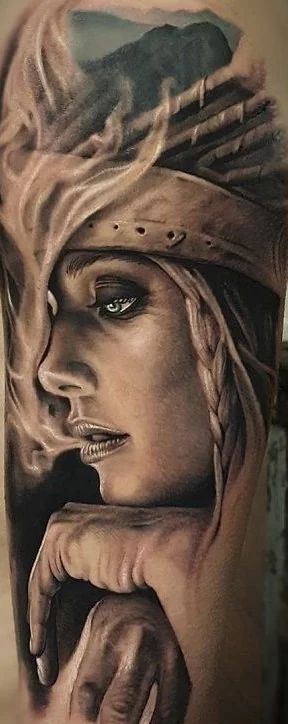 Arlo Tattoo, Arlo Dicristina, Green Tattoos, Girl Face Tattoo, Geniale Tattoos, Art Magazine, Realism Tattoo, Great Tattoos, Tattoo Work