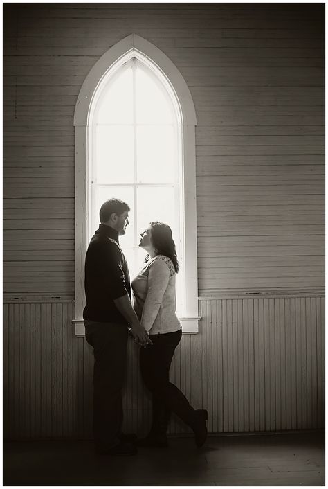 Engagement Pictures in an old country church Church Engagement Photos, Anniversary Picture Ideas, Norway Hotel, Church Photos, Engagements Pictures, Old Country Churches, Country Churches, Summer Engagement Photos, Kiss The Bride