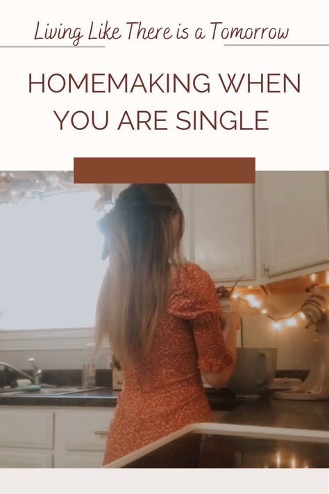 Biblical Singleness, Homemaking For Single Women, Christian Homemaking Aesthetic, Biblical Homemaking, Homemaker Aesthetic, Homemaking Aesthetic, Apple Body Shape Outfits, Happy Homemaking, Living Single