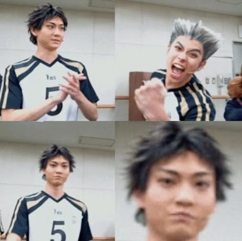 Bokuto Stage Actor, Akaashi Stage Actor, Haikyuu Live Action, Haikyuu Stage Play Actors, Haikyuu Stageplay, Haikyuu Stage Play, Haikyuu Cosplay, Futurisme Retro, Haikyuu Meme