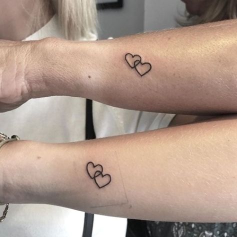 Unique Couple Tattoo, Unique Couple Tattoos, Niece Tattoo, Couple Tattoo Ideas, Matching Friend Tattoos, Small Matching Tattoos, Matching Best Friend Tattoos, Bestie Tattoo, Couple Tattoos Unique