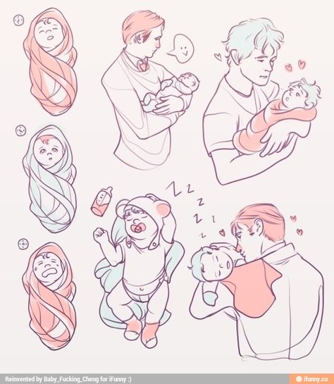 No se dibujar bebés 😅 Man Holding Baby Drawing Reference, Family Photo Reference, Holding Baby Drawing Reference, Parent And Kid Drawing Reference, Parent And Child Drawing Reference, Baby Drawing Sketches, Sketches Anime, Drawing Baby, Some Drawings