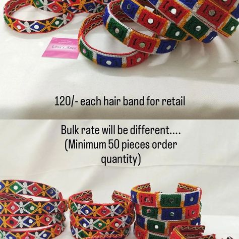 120/- each hair band for order DM me or whatsapp me on 9408207716 If u want in bulk, The bulk rate will be different.... (Minimum 50 pieces order quantity) #navratrihairband #headbandforall #hairaccessories #handmade #accessories #hairbands #fashion #headbands #navratrihairstyle #hairclips #hairstyles #scrunchies #hairclip #bows #bandana #hairbandstyle #hairstyle #babygirl #hairpins #smallbusiness #bow #hairbows #headpiece #aksesorisrambut #supportsmallbusiness #hairaccessory #hairaccesor... Hairstyles Scrunchies, Rakhi 2024, Fashion Headbands, Handmade Accessories, Hair Band, Dm Me, Scrunchies, Headpiece, Hair Pins