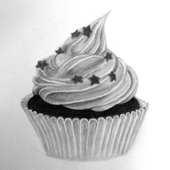 How to Draw Cupcakes, Step by Step, Food, Pop Culture, FREE Online Drawing Tutorial, Added by mariealessandra, September 5, 2012, 9:13:11 am Value Drawing, Cupcake Drawing, Cake Drawing, Gcse Art Sketchbook, Observational Drawing, Cupcake Art, Pencil Shading, Object Drawing, Drawing Guide