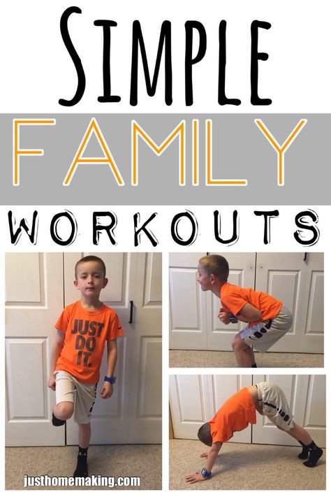 Try these 3 simple family workouts to get you moving while stuck inside. Doing physical activity together helps everyone's moods and attitude. Challenge yourself or do it for fun! #familyworkouts #workoutplanswithkids Family Workout, Exercise Board, Simple Workouts, Spring Break Kids, Family Challenge, Intentional Parenting, Kids Mood, Stuck Inside, Challenge Yourself