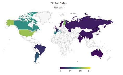 Choropleth maps with Highcharts and Shiny – R-posts.com Choropleth Map, Country Names, Map