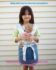 Baby Doll Carrier Tutorial, Doll Carrier Tutorial, Diy Doll Carrier, Baby Doll Carrier Pattern, Doll Carrier Pattern, Baby Doll Carrier, Carrier Pattern, Mei Tai, Doll Carrier