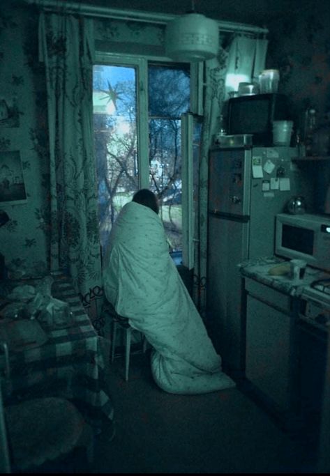 Dreamcore Weirdcore, Aesthetic Vibes, Blue Hour, Cinematic Photography, Tokio Hotel, Kitchen Curtains, Night Aesthetic, Art Aesthetic, Eastern Europe