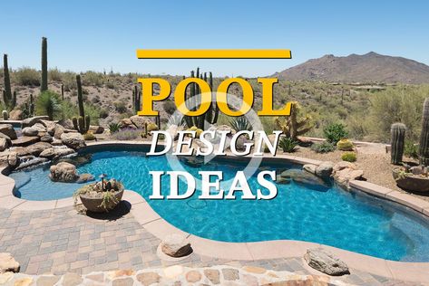 Desert Pool Landscaping, Cody Pools, Desert Landscaping Ideas, Desert Pool, Natural Backyard, Freeform Pool Designs, Arizona Pools, Pool Landscaping Ideas, California Pools