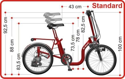 Folding Tricycle, Folding Machine, Small Suitcase, Mobility Scooter, Electric Motor, Tricycle, Public Transport, Scooters, Height Adjustable