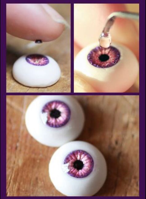 How To Make Doll Eyes, Polymer Clay Dolls Tutorial, Clay Eyes Sculpture, Mask Making Ideas, Art Doll Tutorial, Bjd Eyes, Diy Fimo, Sculpting Tutorials, Doll Making Tutorials