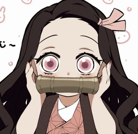 Nezuko pfp Nezuko Kamado, Hair, Anime, Pink, Pins