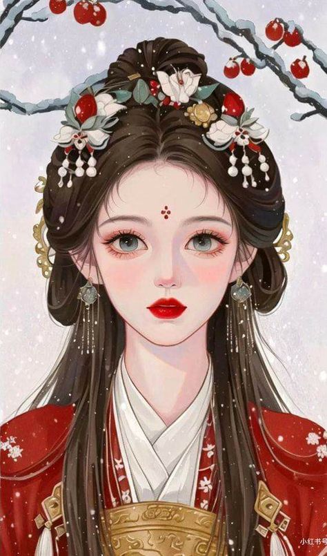 Chinese Ancient Art, Hairstyle Drawings, Hanfu Art, Persona Anime, Face Anime, Chinese Princess, Dreamy Artwork, Chinese Ancient