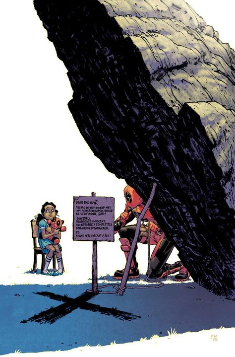 #Deadpool #Fan #Art. (Deadpool Vol.4 #5 Cover) By: Tony Moore. ÅWESOMENESS!!!™ ÅÅÅ+ Deadpool Love, Nerd Funny, Funny Avengers, Deadpool And Spiderman, Deadpool Comic, Dead Pool, Fandom Memes, Marvel Deadpool, Marvel Comics Art