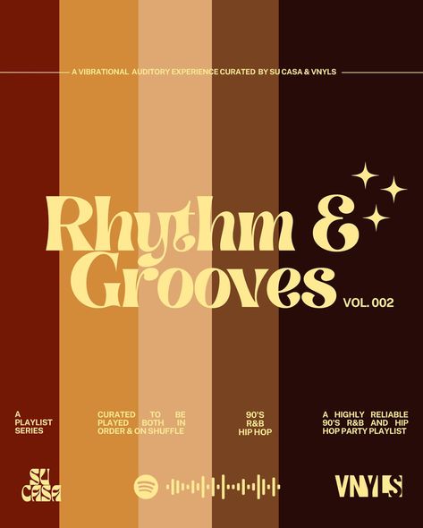 Just in time for the weekend, the second installment of our Rhythm & Grooves playlist series, in collaboration with @vnyls.studio, is out now! This volume is a highly reliable mix of 90s R&B and hip hop, perfect for when you need to impress as the Bluetooth DJ at your next gathering. Curated to be played in order, and flow seamlessly on shuffle, making it your go-to playlist for any occasion. Rhythm & Grooves Vol. 002 is now available exclusively on Spotify via the link in our bio. Party Playlist, B Design, R&b Music, Just In Time, The Weekend, Dj, Hip Hop, Two By Two, Make It Yourself