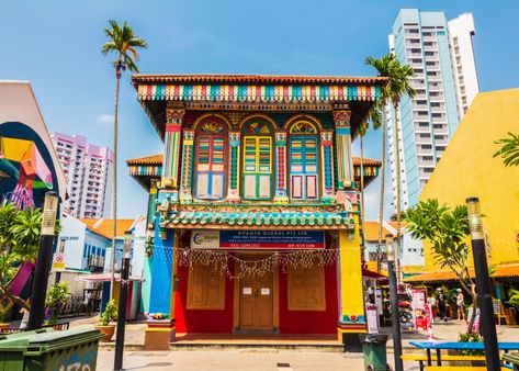 Guide to Little India in Singapore: Where to eat & shop | Honeycombers Little India Singapore, Prawn Masala, Best Cafe, Brunch Cafe, Neighborhood Guide, Heritage Center, Vegan Restaurants, Hindu Temple, Cool Cafe