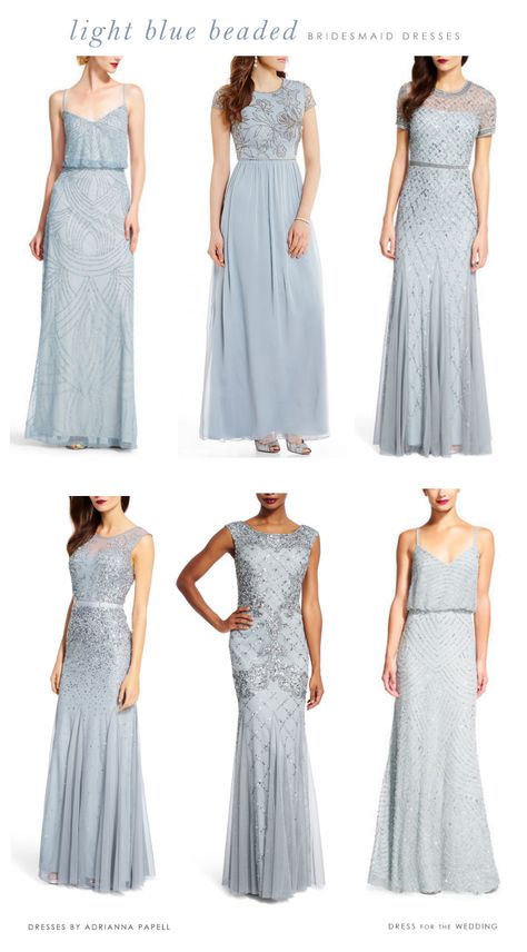 Mismatched Pale Blue Bridesmaid Dresses Well, it's Wednesday, not Monday, but I finally have this week's mismatch ideas for you featuring light blue ... Blue Bridesmaid Dresses Mismatched, Pale Blue Bridesmaid Dresses, Mix And Match Bridesmaid Dresses, Light Blue Wedding Dress, Bridesmaid Dresses Long Blue, Mix Match Bridesmaids, Light Blue Bridesmaid Dresses, Light Blue Bridesmaid, Blue Dress Outfits