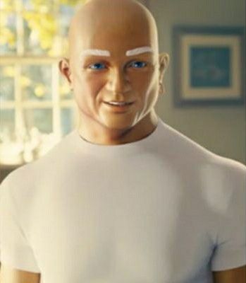 Mr Clean Hot, Mr Clean Funny, Hairless Dogs, Cartoon Halloween Costumes, Mr Clean, Tiktok Edits, Hairless Dog, Clean Humor, Household Products