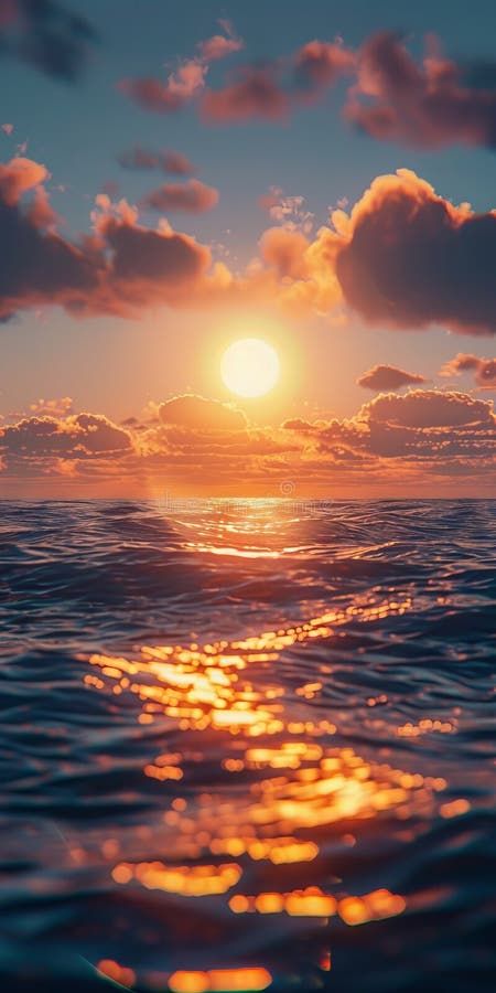 A beautiful sunset over the ocean with clouds royalty free stock photography Sunset On Ocean, Horizon Photography, Sunset Over Ocean, Sunset Over The Ocean, Sunset Ocean, Dreamy Photography, Sunset Clouds, Inspiration Photos, Ocean Sunset